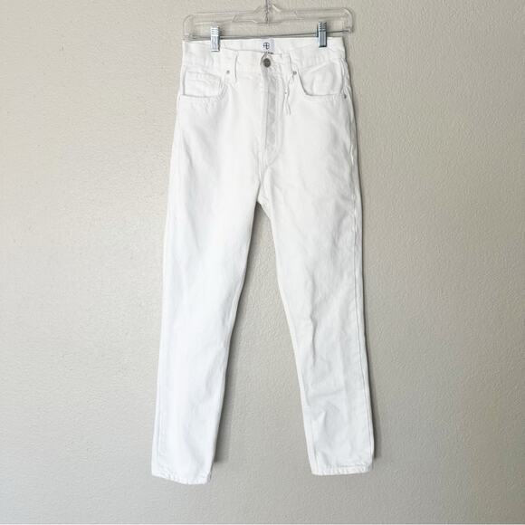 Anine Bing Jeans Womens‎ Sonya High Rise Ankle Slim 100% Cotton Button Fly 26 - Picture 1 of 8